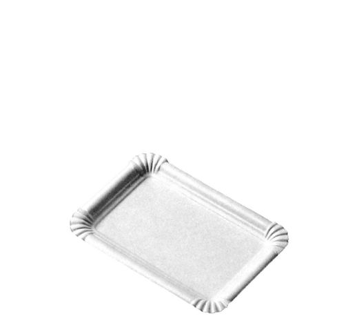 Lėkštutės vienkartinės, popierinės, baltos 17 x 25 cm 250 vnt.