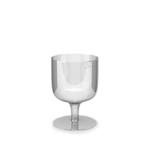 Taurės vynui plastikinės skaidrios 200 ml (10 vnt.)