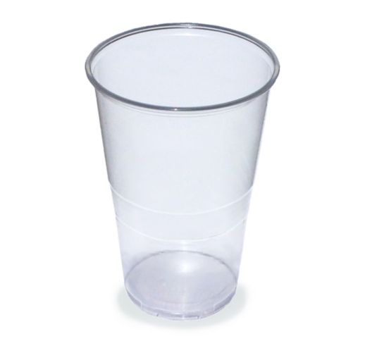 Stiklinės vienkartinės skaidrios 500 ml (50 vnt.)