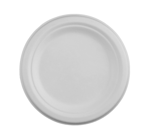 Lėkštės vienkartinės iš cukranendrių 17 cm (50 vnt.)