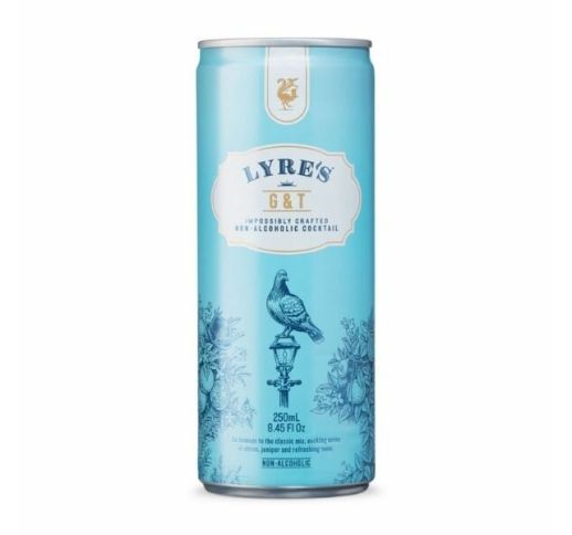Nealkoholinis kokteilis Lyre‘s Gin & Tonic (G&T) 250 ml