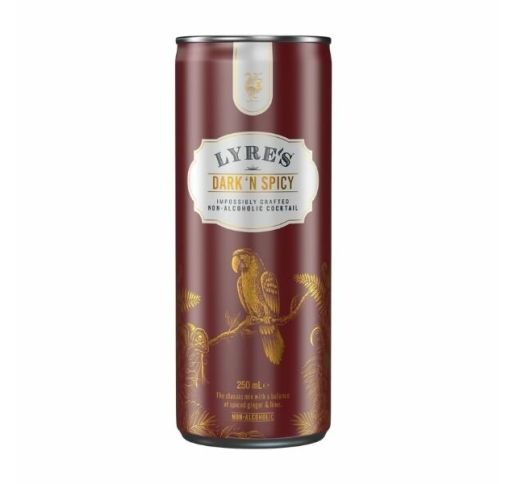 Nealkoholinis kokteilis Lyre's Dark'n Spicy skonio 250 ml