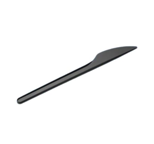 Peiliai daugkartiniai, juodos spalvos (17 cm, 50 vnt.)