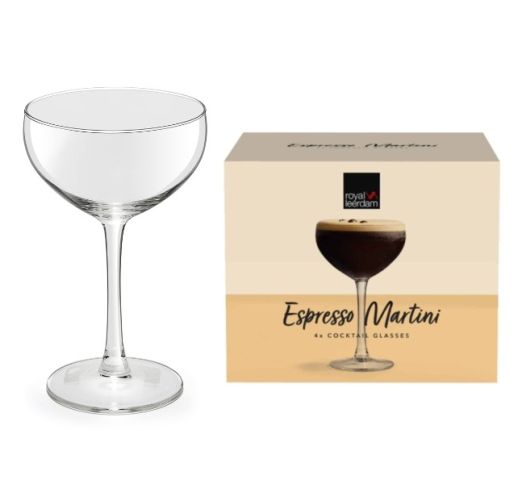 Taurės Espresso Martini (4 vnt) 240 ml