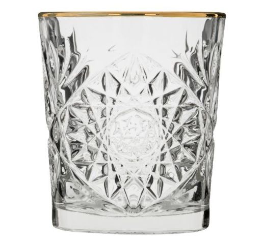Stiklinė ICON DOF Gold Rim 355 ml
