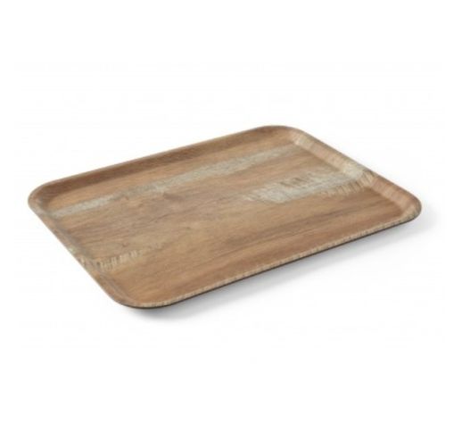 Padėklas plastikinis 24x35 cm ąžuolo spalvos