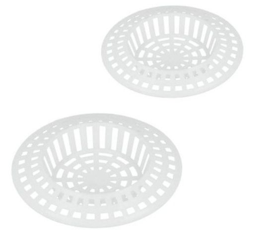 Filtrai kriauklei plastikiniai balti (2 vnt)