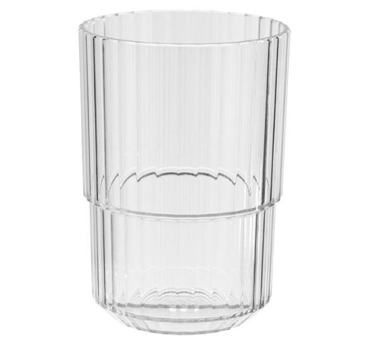 Stiklinė tritaninė skaidri LINEA 400 ml
