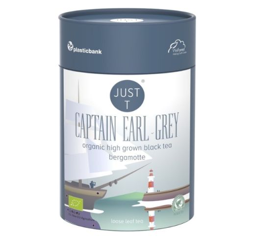 Arbata juoda biri JUST T CAPTAIN EARL GREY, 80 g