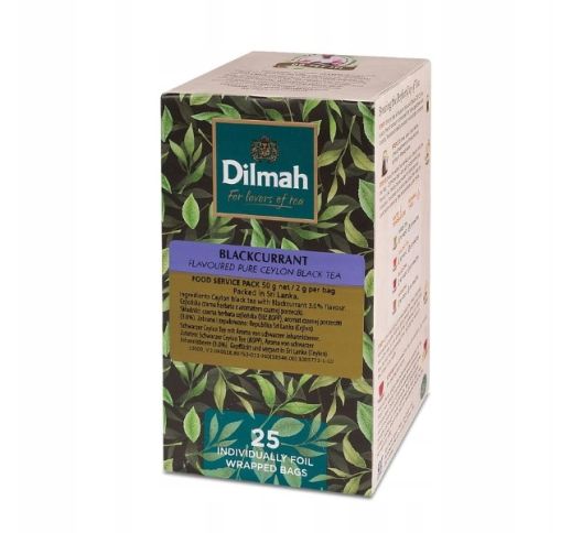 Arbata juodųjų serbentų DILMAH Blackcurrant (25 vnt.)