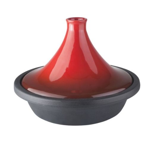 Puodas su dangčiu raudonas TAJINE H-CLASS 27 cm