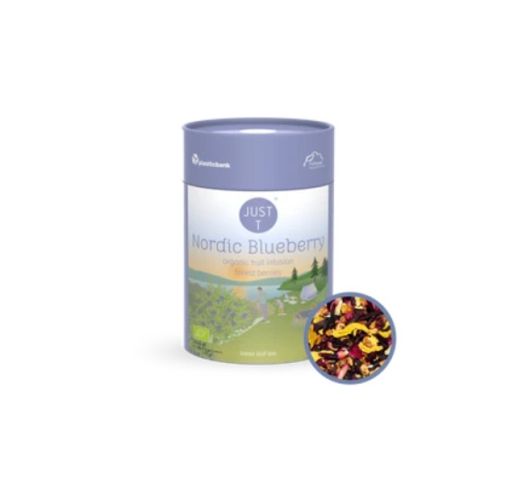 Arbata biri vaisinė JUST T NORDIC BLUEBERRY, 125 g