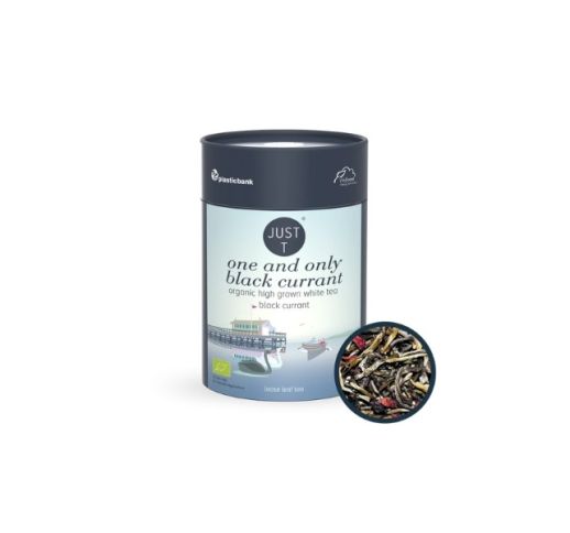 Arbata balta biri JUST T BLACK CURRANT, 80 g