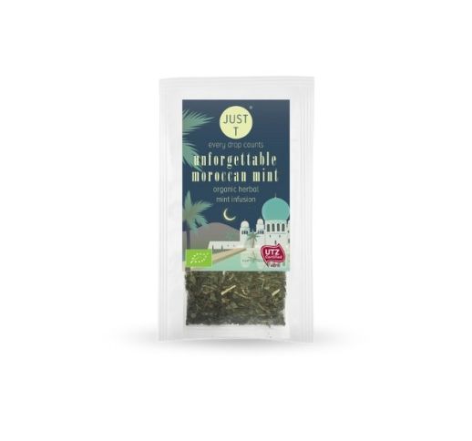 Arbata žolelių JUST T UNFORGETTABLE MOROCCAN MINT, 60 pakelių