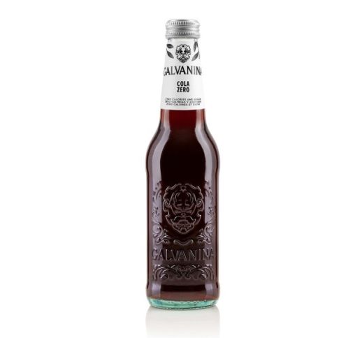 Gazuotas gėrimas Cola Zero Galvanina 355 ml