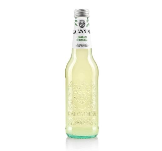 Gazuotas citrinų organinis gėrimas Galvanina 355 ml