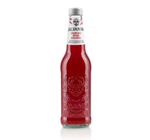 Ekologiškas gazuotas raudonųjų apelsinų gėrimas Galvanina 355 ml