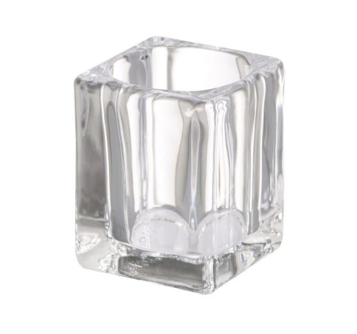 Žvakidė stiklinė 7x9 cm