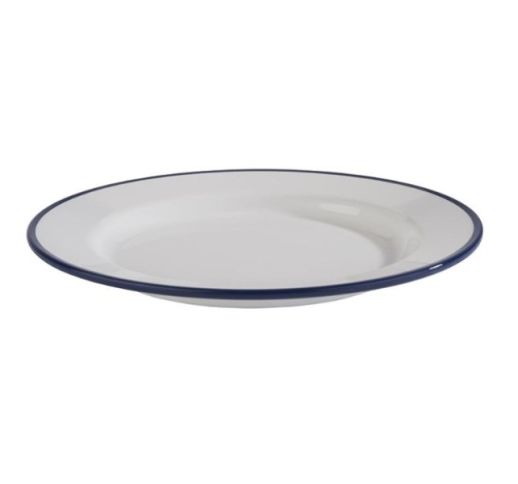 Lėkštė plastikinė apvali ENAMEL LOOK 20,5 cm