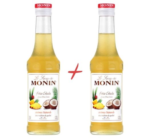  AKCIJA! 1+1 Monin PINA COLADA sirupas, 0,25 l