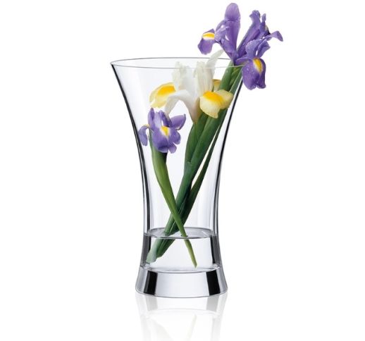 Vaza stiklinė 25 cm