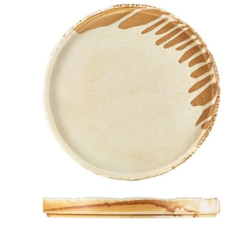 Lėkštė stačiu kraštu Roko Sand Terra 28 cm