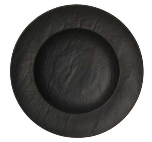 Lėkštė gili juoda Vulcania 29 cm