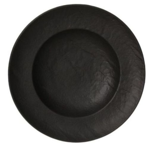 Lėkštė gili juoda Vulcania 25 cm
