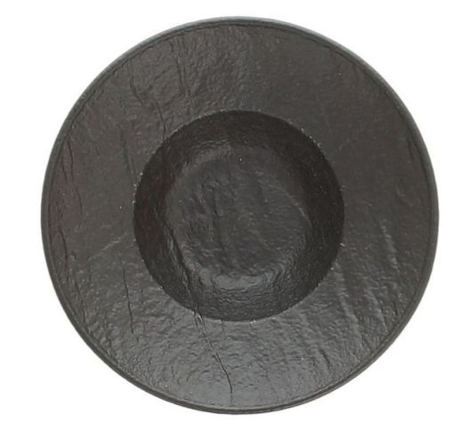 Lėkštė juoda GOURMET Vulcania 15 cm