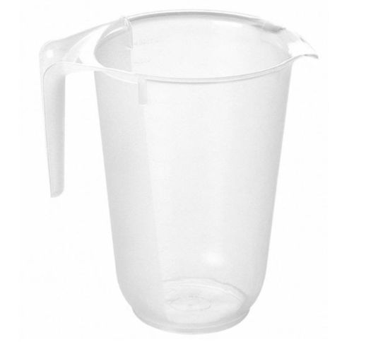Ąsotis plastmasinis su padalomis 1 l