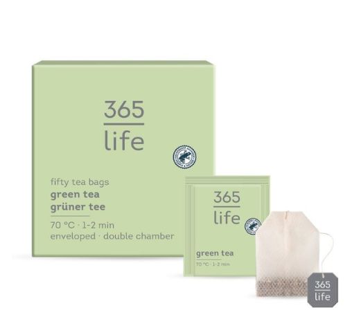 Arbata žalia 365 Life (50 pakelių)