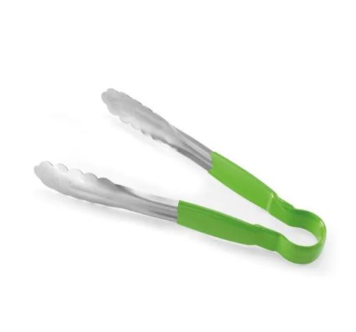 Žnyplės serviravimui žalios HENDI 30 cm