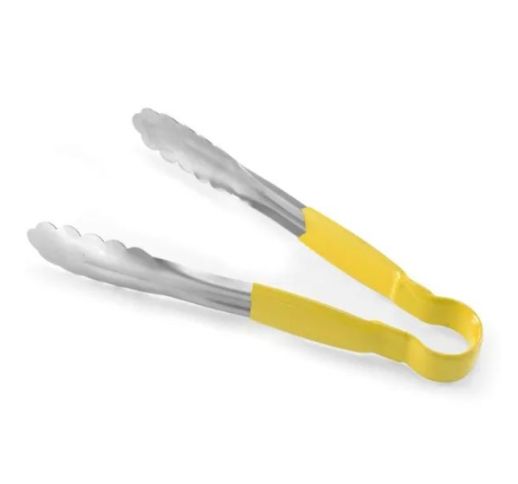 Žnyplės serviravimui geltonos HENDI 30 cm
