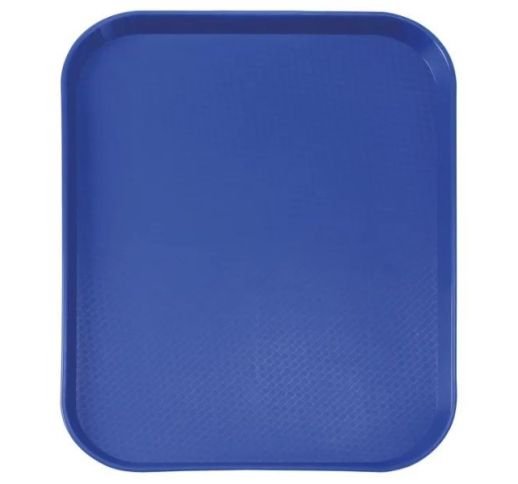 Padėklas plastikinis mėlynas 26.5x34.5 cm
