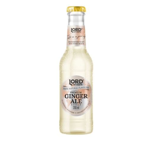 Gazuotas nealkoholinis gėrimas GINGER ALE 200 ml