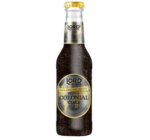 Gazuotas nealkoholinis gėrimas COLONIAL COLA 200 ml
