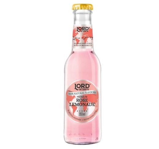 Gazuotas nealkoholinis gėrimas ROSE LEMONADE 200 ml