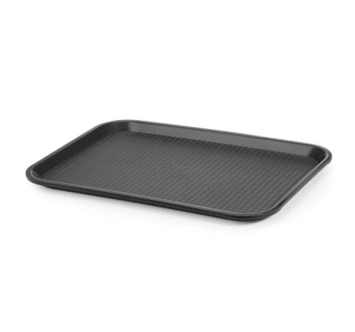Padėklas plastikinis 30.5x41.5 cm, juodas