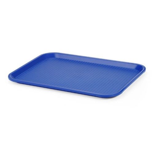 Padėklas plastikinis 30.5x41.5 cm, mėlynas