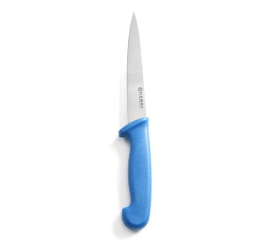 Peilis mėsai ir kaulams su mėlyna rankena HENDI 15 cm