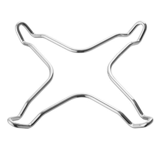 Grotelės viryklei metalinės 25,5x25,5x2,5 cm