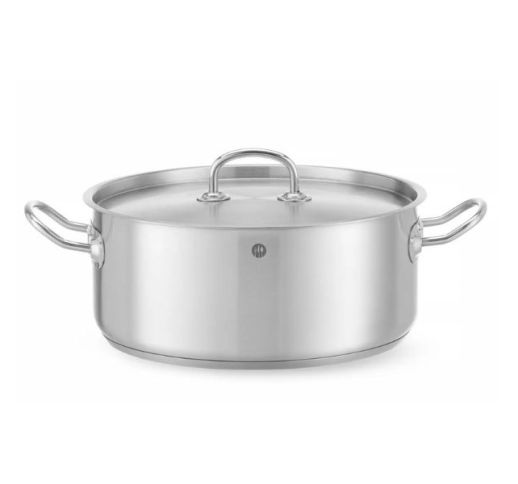 Puodas žemas su dangteliu KITCHEN LINE 28 cm 7.3 L