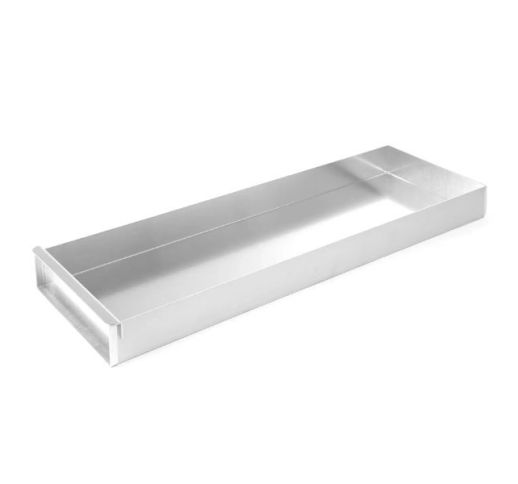 Skarda metalinė stačiakampė HENDI 58x20x5 cm