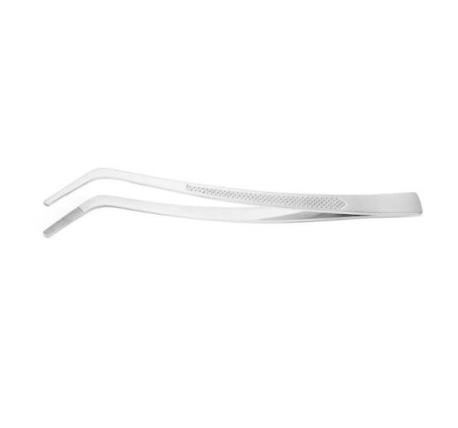 Pincetas lenktas su profiliuota rankena HENDI 24 cm