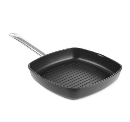 Keptuvė GRILL su metaline rankena HENDI 28x28/5.5 cm