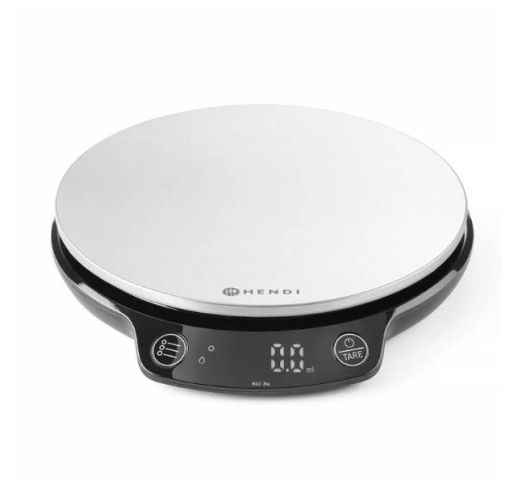 Svarstyklės virtuvinės 3 kg HENDI