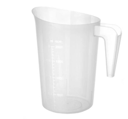 Ąsotis matavimui plastikinis HENDI 2 L