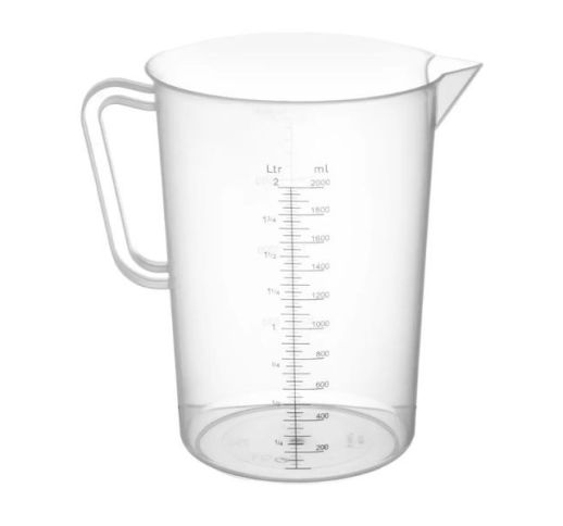 Ąsotis plastikinis su padalomis HENDI 2 L