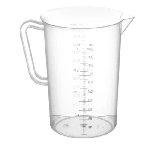 Ąsotis plastikinis su padalomis HENDI 1 L