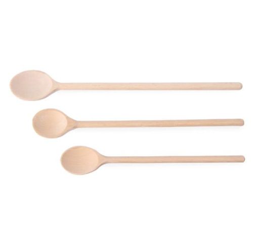 Šaukštai virtuviniai mediniai 30-35-40 cm (3 vnt.)